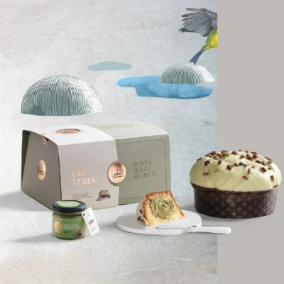 Panettone Oro Verde Fiasconaro con Crema di Pistacchio - immagine 2