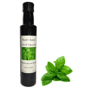 Aceto di Vino Grillo Aromatizzato Basilico Mastri Acetai