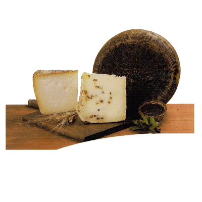 Formaggio Pecorino Nero Semi Stagionato "F.lli Palermo"