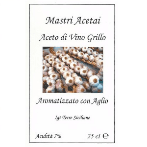 Aceto di Vino Grillo Aromatizzato Aglio