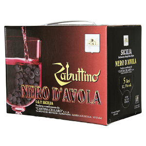 Cellaro Zabuttino Nero d'Avola Bag Box Lt 5 Terre Siciliane