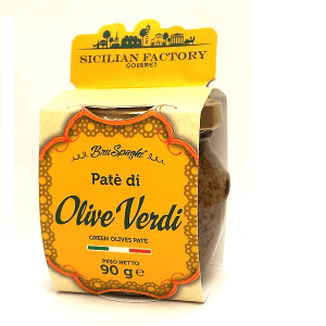 Patè di Olive Verdi Gr 90 "Sicilian Factory" Gourmet