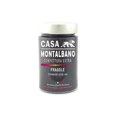 Confettura Extra di Fragole Gr 200 Casa Montalbano
