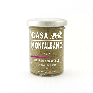 Patè di Capperi e Mandorle Gr 90 Casa Montalbano