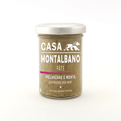 Patè di Melanzane e Menta Gr 90 Casa Montalbano