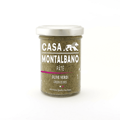 Patè di Olive Verdi Gr 90 Casa Montalbano