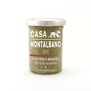 Patè di Olive Verdi e Mandorle Gr 90 Casa Montalbano