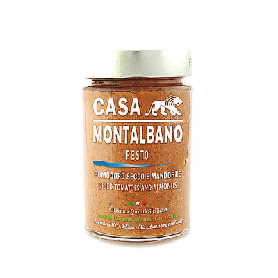Pesto di Pomodoro Secco e Mandorle Gr 200 Casa Montalbano