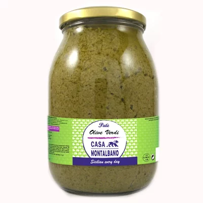 Patè di Olive Verdi 950g in Olio di Semi di Girasole - immagine 2