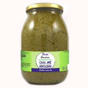Pesto al Basilico 950 Gr Casa Montalbano