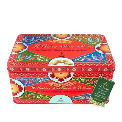Panettone-al- Pistacchio- D&G-fiasconaro-latta-rossa-