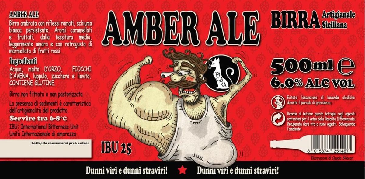 Amber Ale Picara Birra Artigianale Siciliana 3