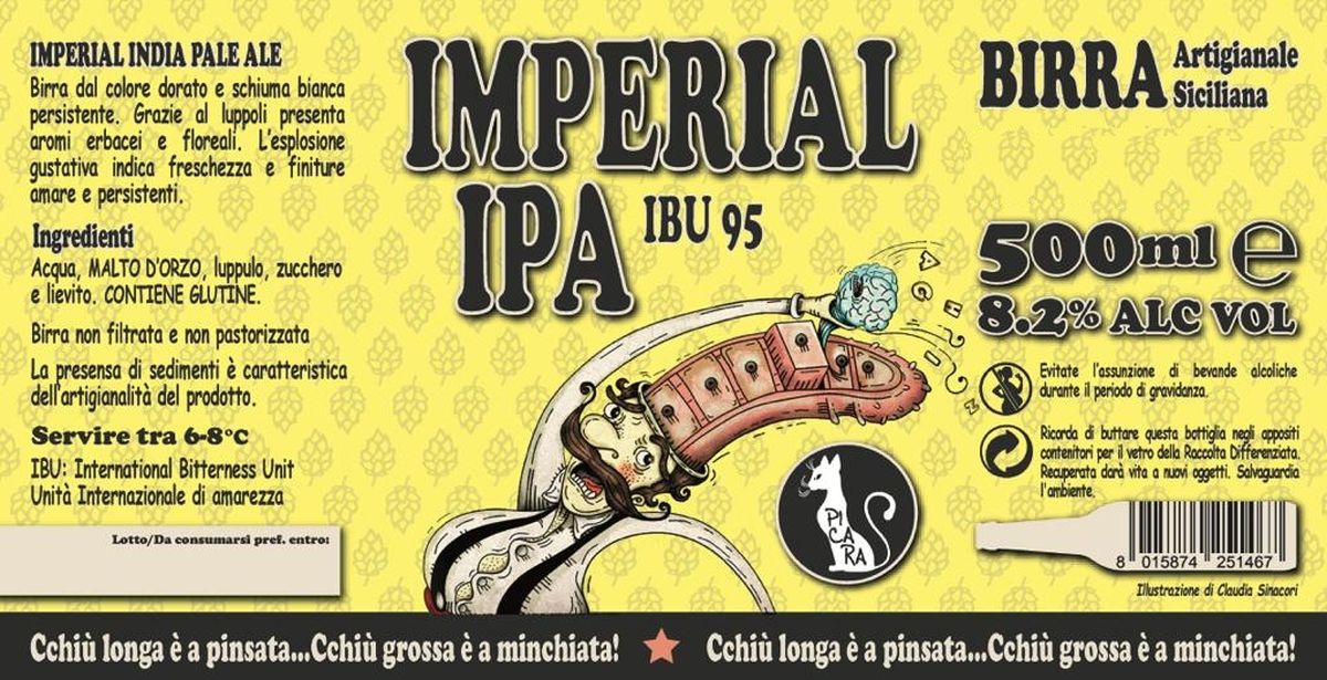 Imperial India Pale Ale Picara Birra Artigianale Siciliana 3