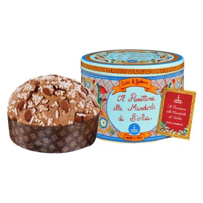 Panettone Fiasconaro Dolce e Gabbana con Mandorle di Sicilia