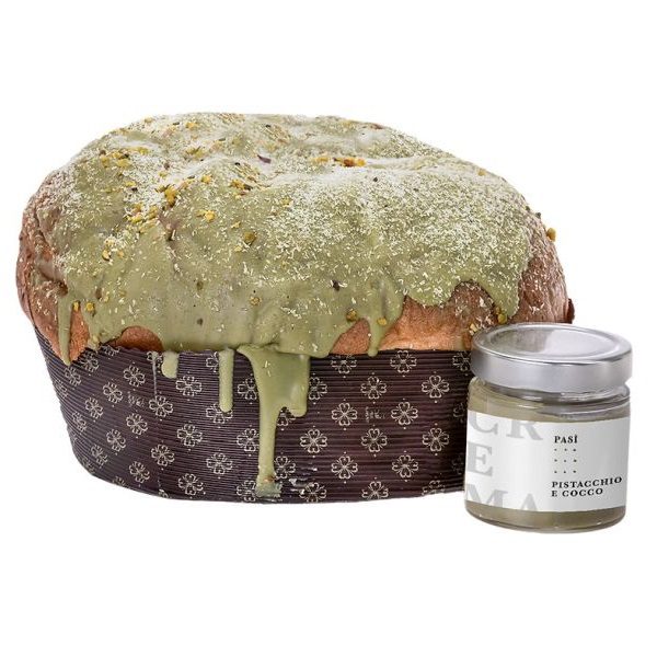 Panettone Artigianale Pistacchio e Cocco Kg 1 Pasì 2