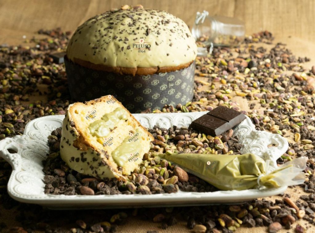 Panettone al Pistacchio con Cioccolato di Modica IGP Peluso Modica