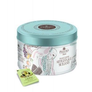 Calipso Panettone al Pistacchio con Cioccolato di Modica IGP Peluso
