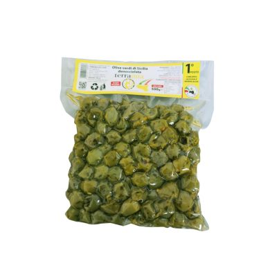 Olive verdi denocciolate condite in busta - TERRAMIA