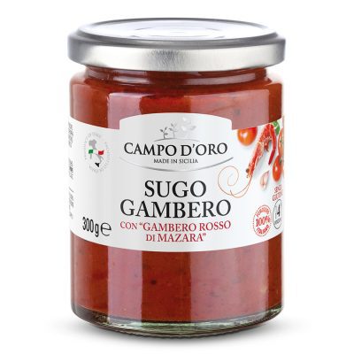Sugo al Gambero Rosso di Mazara - CAMPO D'ORO