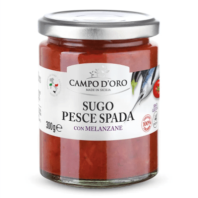 Sugo al pesce spada con melanzane - CAMPO D'ORO