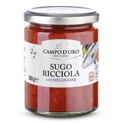 Sugo Ricciola con Melanzane - CAMPO D'ORO