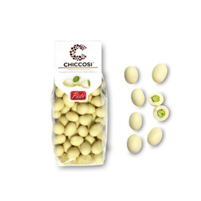 Chicchi al pistacchio 200gr Cioccolato bianco Pistì