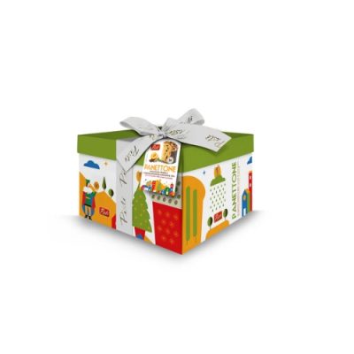 Panettone con Pistacchi, Pesca e gocce di Cioccolato fondente 750gr Pistì
