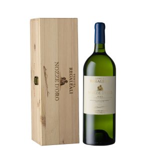 Vino magnum cassetta di legno nozze d'oro 1,5 LT